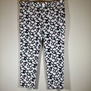 Banana Republic Floral Ryan Fit Pants Size 14P